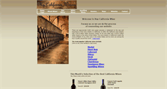 Desktop Screenshot of mycaliforniawinery.com